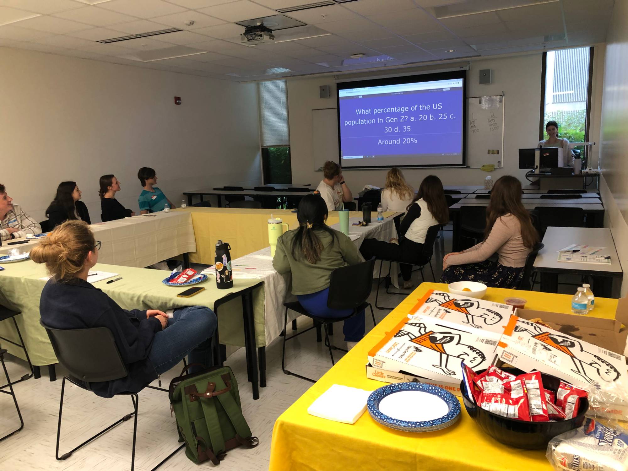 SAGE student standing